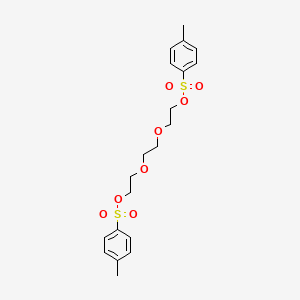 Chemical structure of Triethylene glycol di-p-tosylate