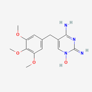 Chemical structure of Trimethoprim N-oxide