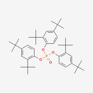 Chemical structure of Tris(2,4-di-tert-butylphenyl)phosphate