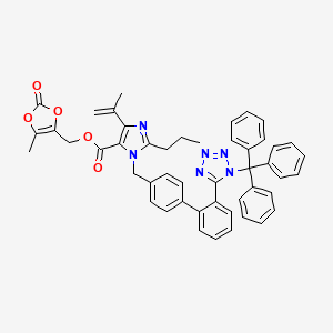 Chemical structure of Trityl olmesartan medoxomil impurity III
