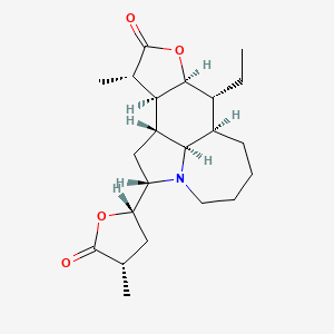 Chemical structure of Tuberostemonine