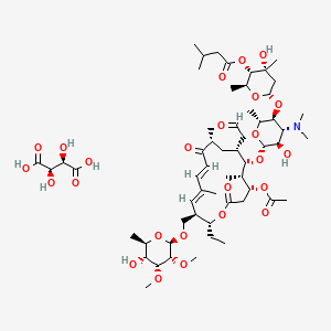 Chemical structure of Tylvalosin tartrate