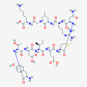 Chemical structure of VSV-G tag Peptide