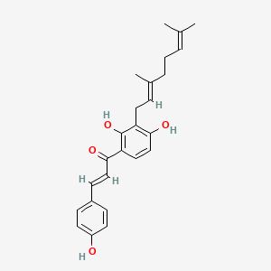 Chemical structure of Xanthoangelol