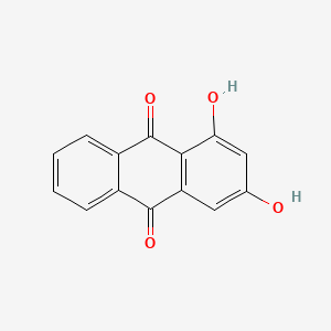 Chemical structure of Xanthopurpurin