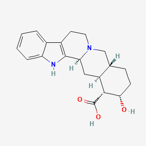 Chemical structure of Yohimbic acid