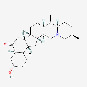 Chemical structure of Zhebeirine