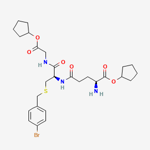 Chemical structure of BrBzGCp2