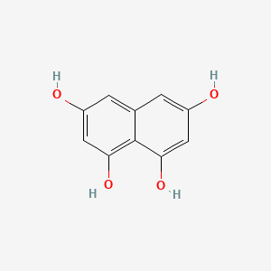 Chemical structure of 1,3,6,8-Naphthalenetetrol