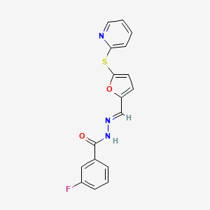 Chemical structure of MLS000544460