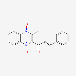 Chemical structure of Quinocetone