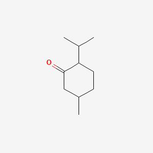 Chemical structure of Menthone