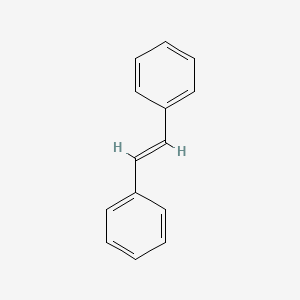 Chemical structure of trans-Stilbene