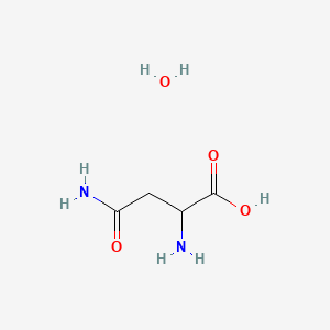 Chemical structure of DL-Asparagine