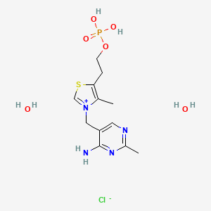 Chemical structure of Thiamine monophosphate chloride dihydrate