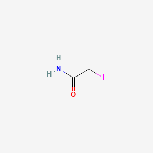 Chemical structure of Iodoacetamide
