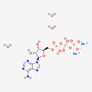 Chemical structure of ATP disodium trihydrate