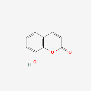 Chemical structure of 8-Hydroxycoumarin