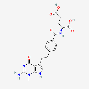 Chemical structure of N-Methyl pemetrexed