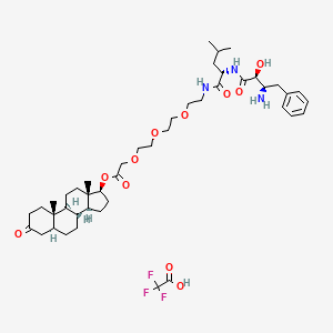 Chemical structure of PROTAC AR Degrader-4 TFA
