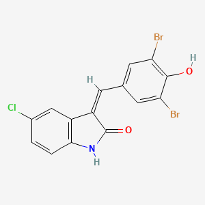 Chemical structure of Raf inhibitor 2