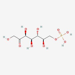 Chemical structure of Sedoheptulose, 7-phosphate