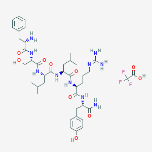 Chemical structure of FSLLRY-NH2 TFA