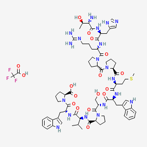 Chemical structure of TfR-T12 TFA