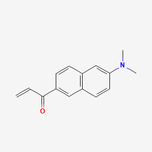 Chemical structure of Acrylodan