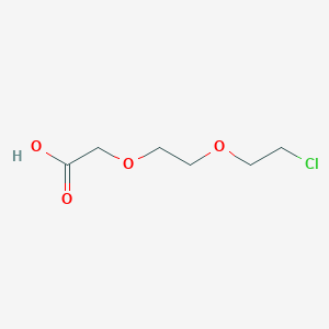 Chemical structure of Cl-PEG2-acid