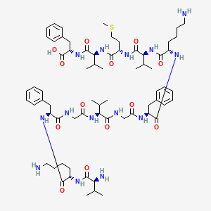 Chemical structure of CALP2 TFA