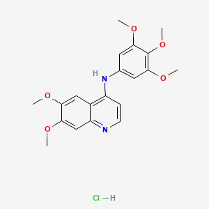 Chemical structure of GAK inhibitor 49 hydrochloride