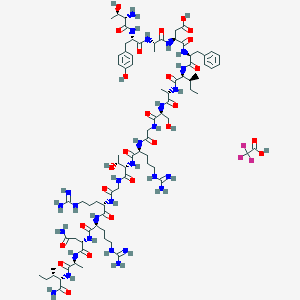 Chemical structure of PKA Inhibitor Fragment (6-22) amide TFA