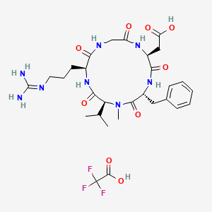 Chemical structure of Cilengitide TFA