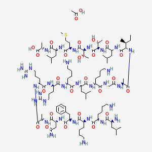 Chemical structure of Calmodulin-Dependent Protein Kinase II(290-309) acetate