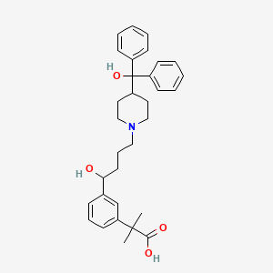 Chemical structure of meta-Fexofenadine
