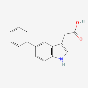 Chemical structure of 5-Ph-IAA