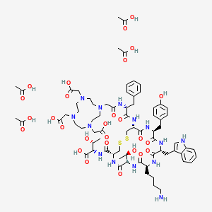 Chemical structure of DOTATATE acetate