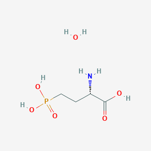 Chemical structure of L-AP4 monohydrate