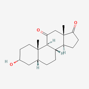 Chemical structure of 11-Oxo etiocholanolone