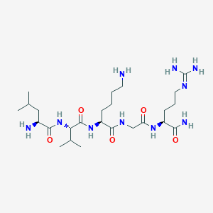 Chemical structure of GLP-1(32-36)amide