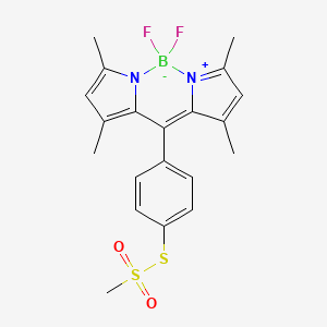 Chemical structure of BODIPY-TS
