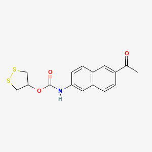 Chemical structure of TP-TRFS