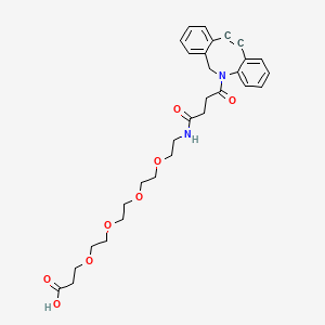 Chemical structure of DBCO-PEG4-acid