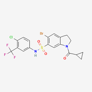 Chemical structure of Indophagolin