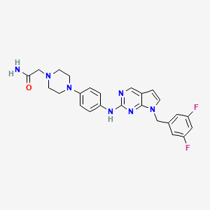 Chemical structure of AS1810722