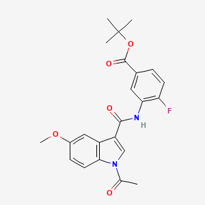 Chemical structure of CBP/p300-IN-1