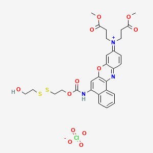 Chemical structure of Trx-red