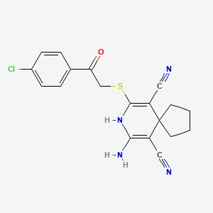 Chemical structure of (+)-JQ-1-aldehyde