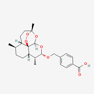 Chemical structure of Artelinic acid
